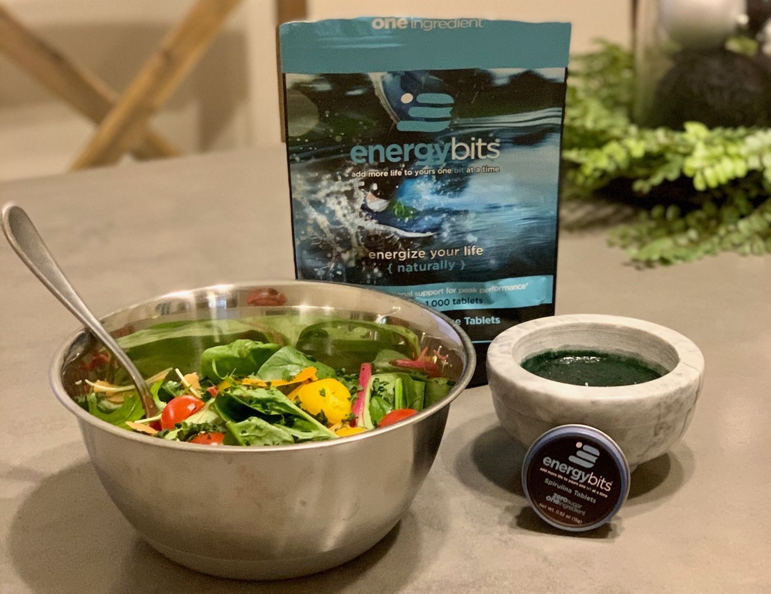 Tangy Spirulina Salad Dressing - ENERGYbits