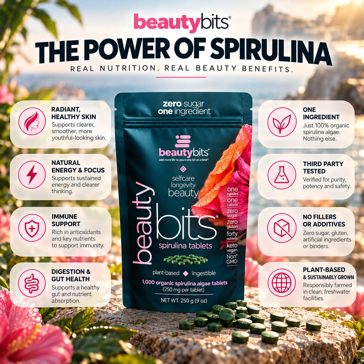 BEAUTYbits® Spirulina | Large Box — imagen 5