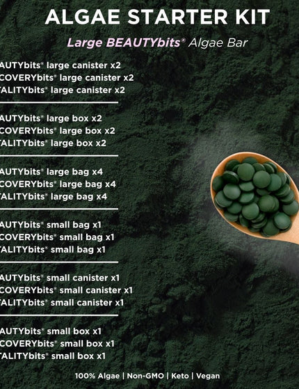ALGAE BAR - Large BEAUTY Bits® Starter Kit - ENERGYbits