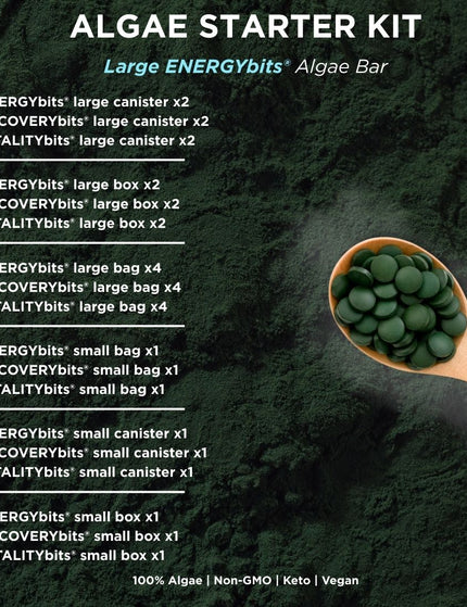 ALGAE BAR - Large ENERGY Bits® Starter Kit - ENERGYbits