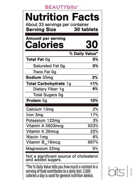 BEAUTYbits® Spirulina | Large Bag - ENERGYbits