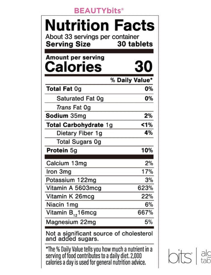 BEAUTYbits® Spirulina | Large Box - ENERGYbits