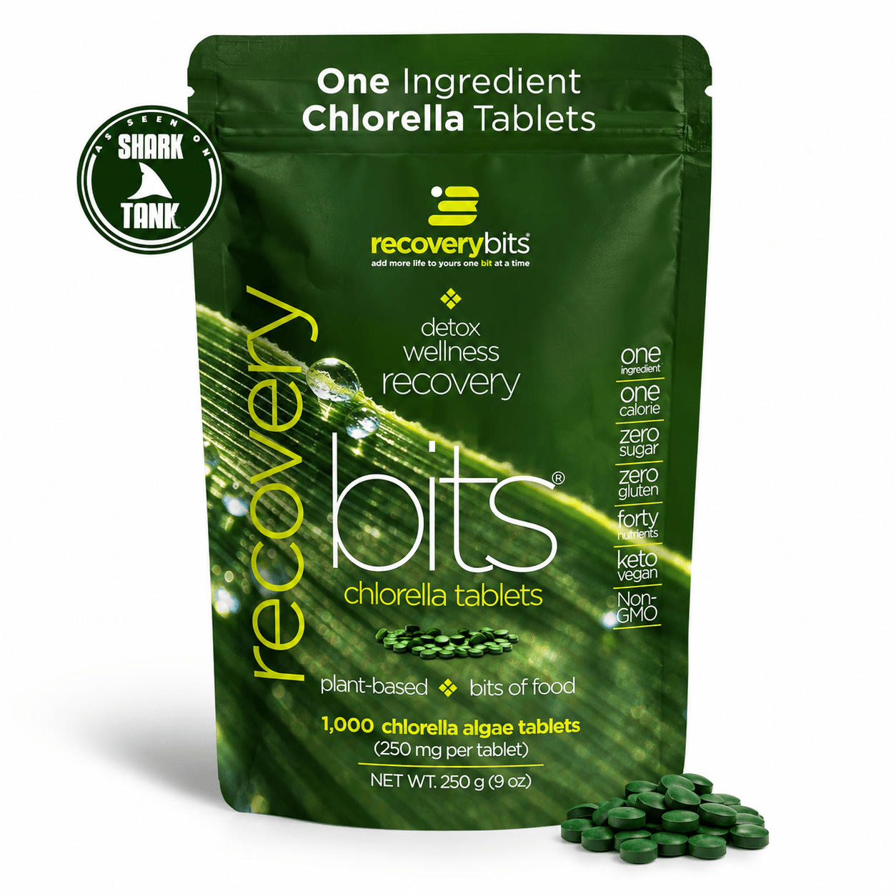 RECOVERYbits® Chlorella | Large Bag - ENERGYbits