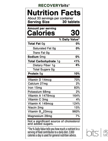 RECOVERYbits® Chlorella | Large Box - ENERGYbits