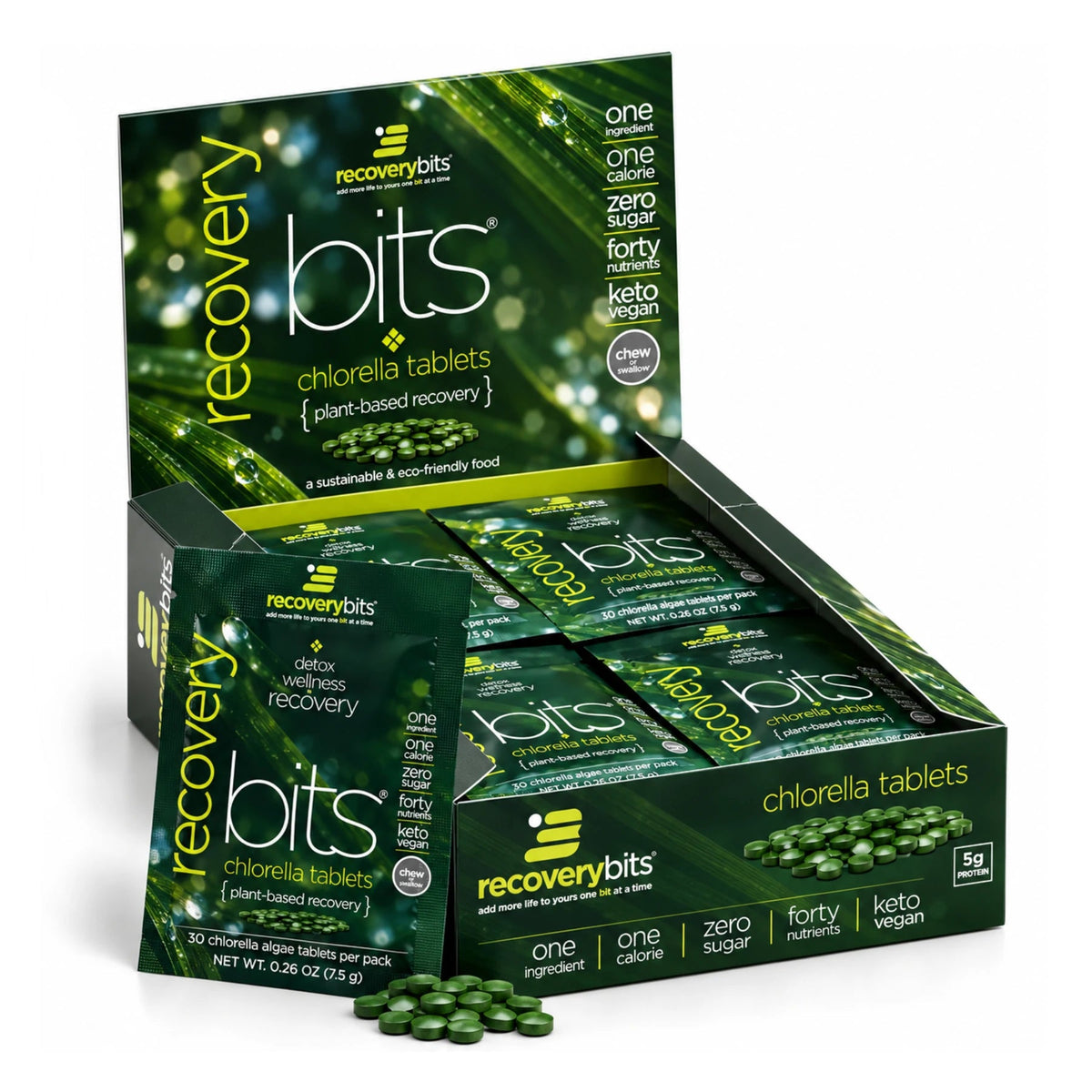 RECOVERYbits® Chlorella | Large Box — imagen 1