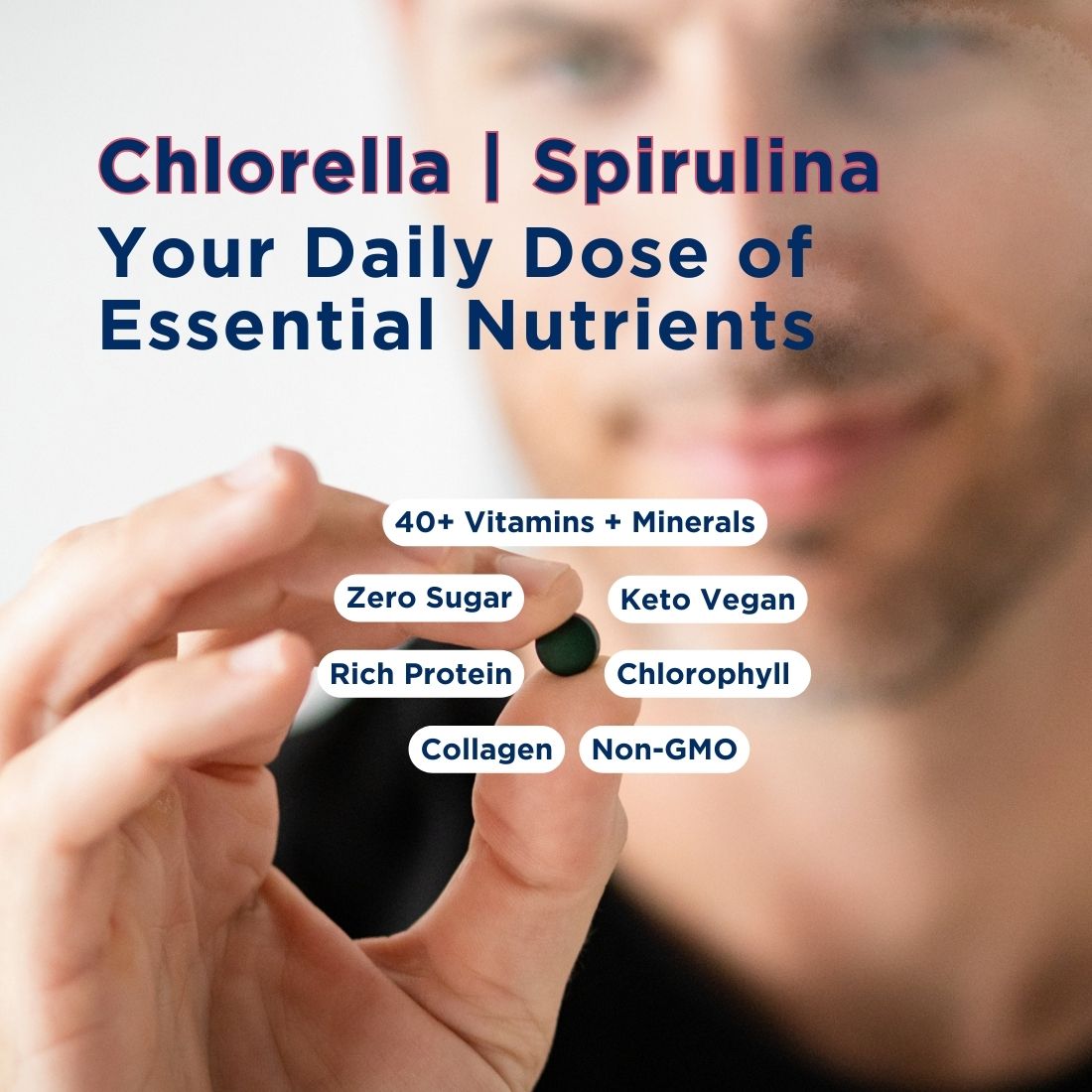 VITALITYbits® Spirulina/Chlorella | Large Bag — imagen 4