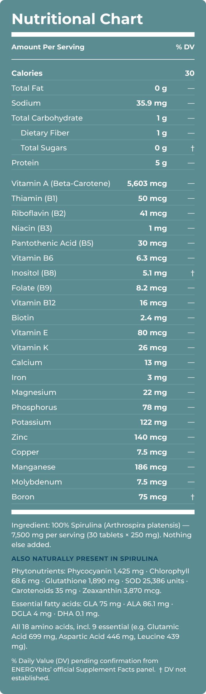 BEAUTYbits® Spirulina