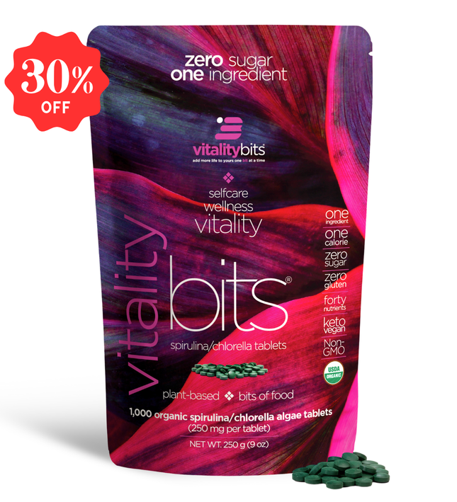 VITALITYbits® Spirulina/Chlorella | Large Bag