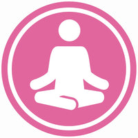 Meditation icon symbolizing calm and balance supported by spirulina chlorella tablets for overall wellness.