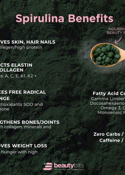 BEAUTYbits® Spirulina | Large Bag - ENERGYbits