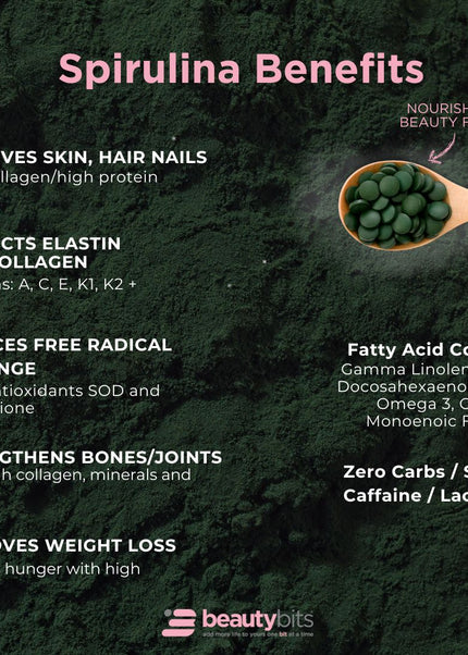 BEAUTYbits® Spirulina | Large Bag - ENERGYbits