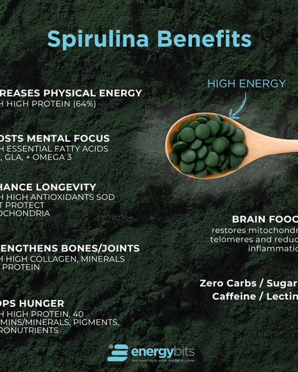 ENERGYbits® Spirulina | Large Bag - ENERGYbits