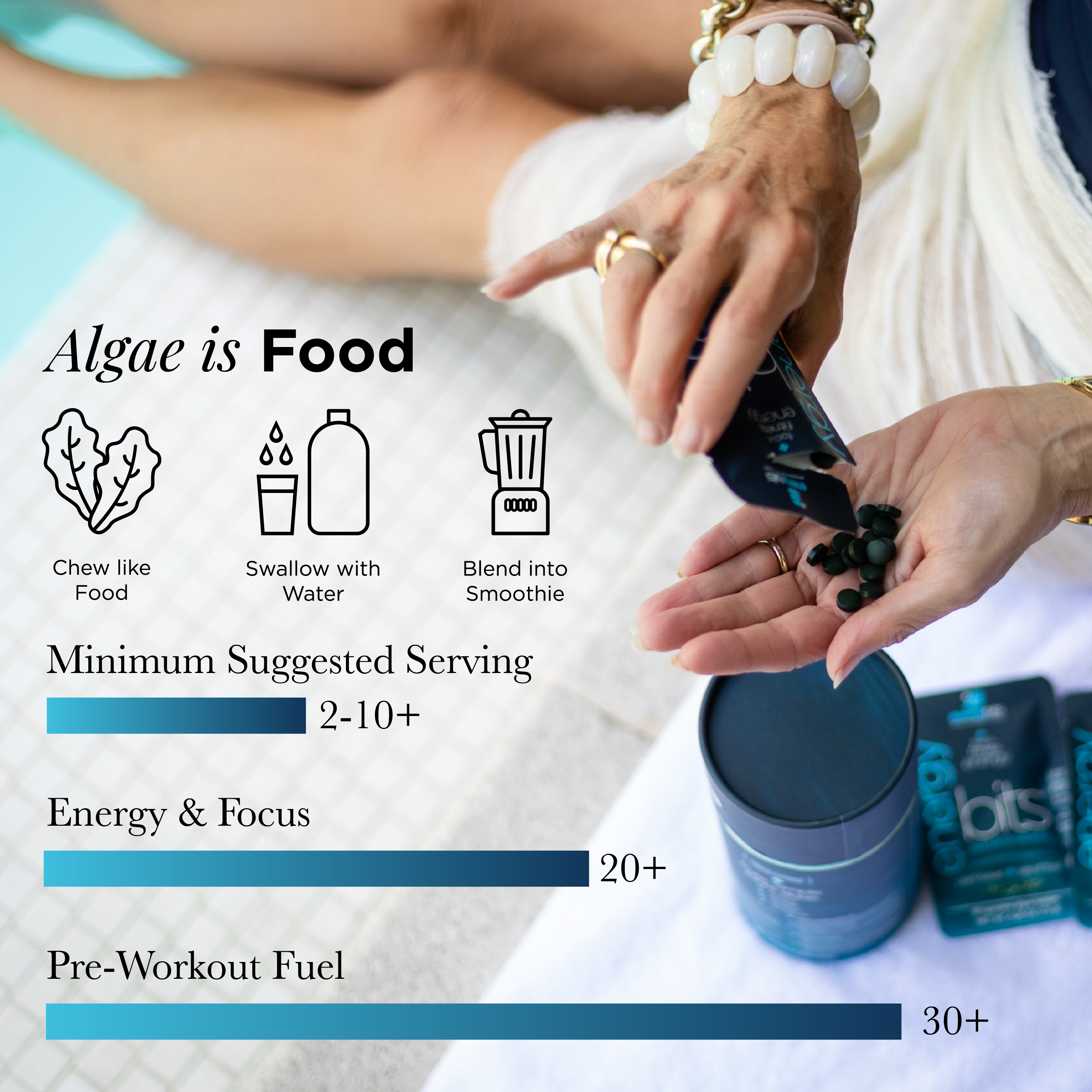 ENERGYbits® Spirulina | Large Bag - ENERGYbits