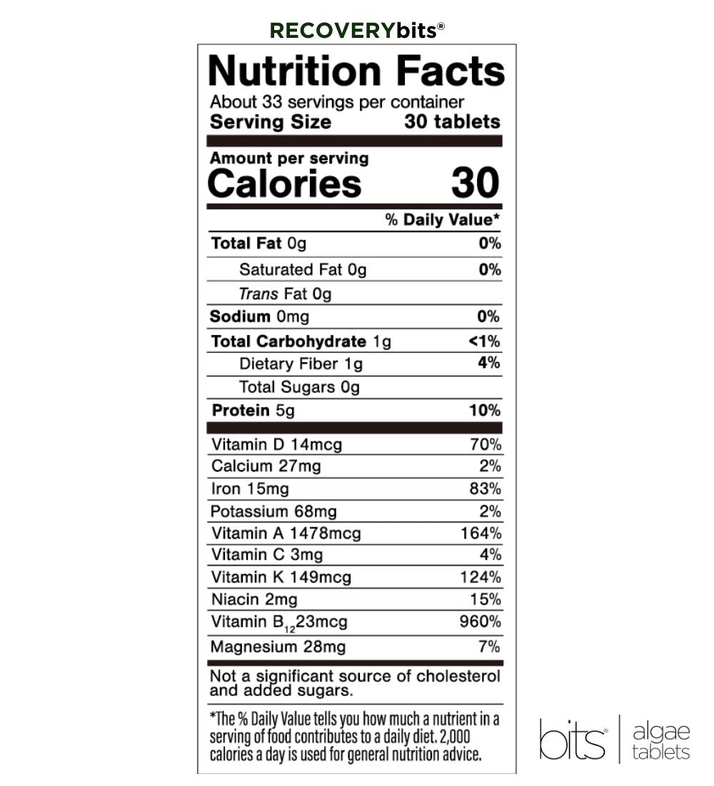 RECOVERYbits® Chlorella | Large Bag — imagen 6