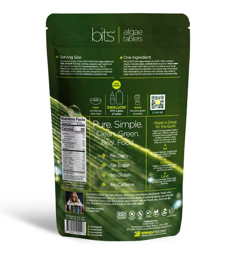 RECOVERYbits® Chlorella | Large Bag - ENERGYbits
