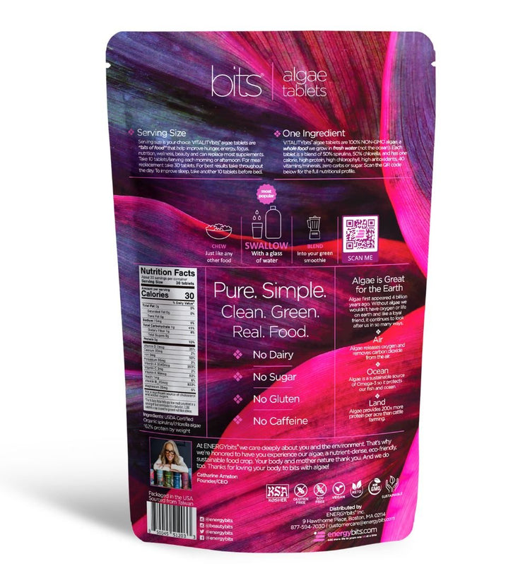 VITALITYbits® Spirulina/Chlorella | Large Bag - ENERGYbits