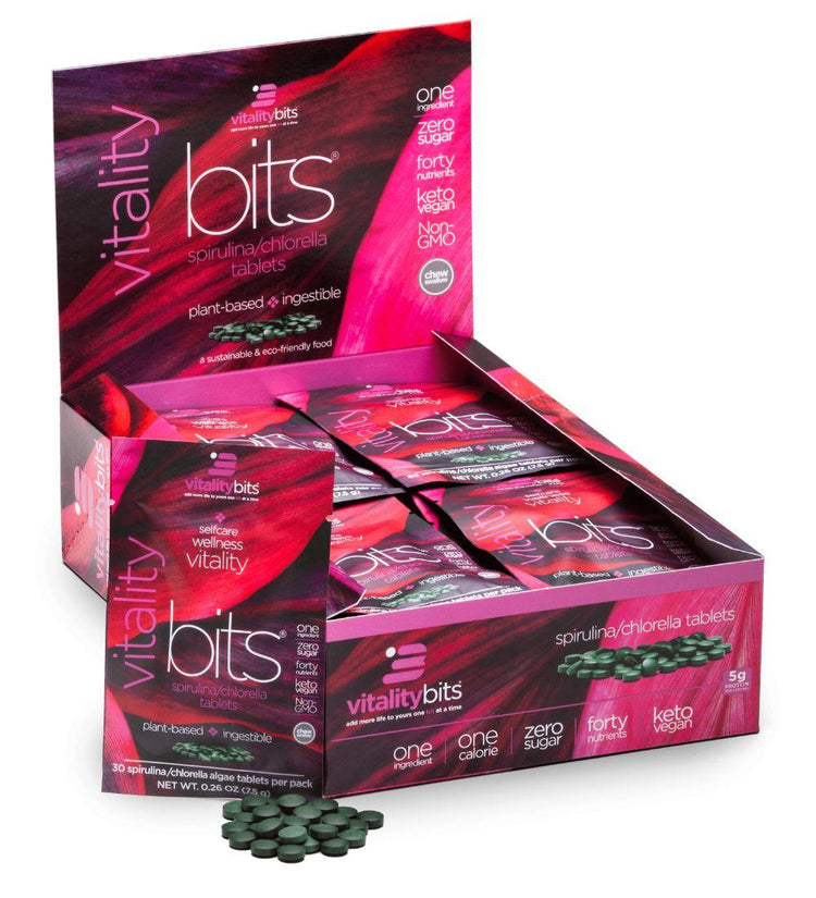 VITALITYbits® Spirulina/Chlorella | Large Box - ENERGYbits