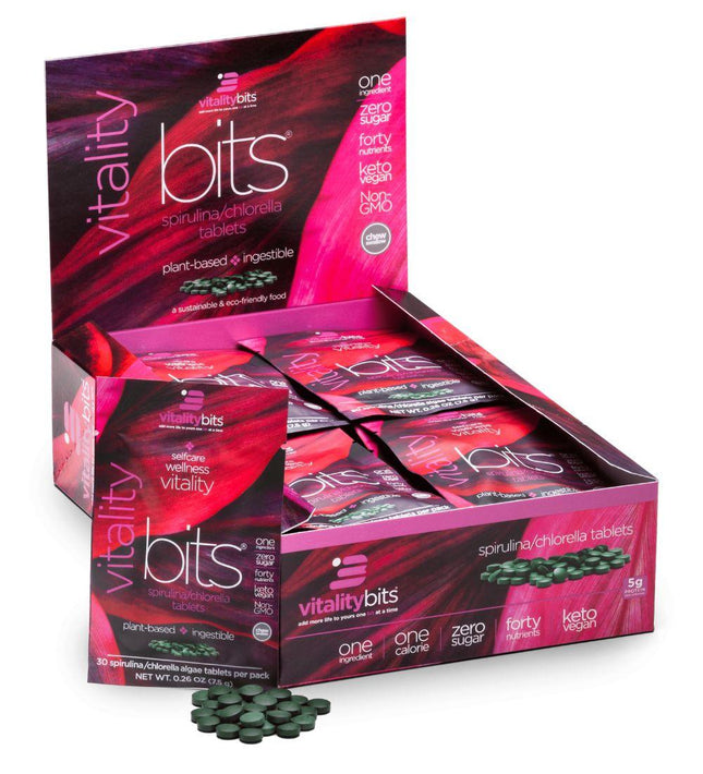 VITALITYbits® Spirulina/Chlorella | Large Box - ENERGYbits